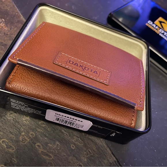 Dakota WorkPro Series Genuine Leather Tri-Fold Wallet with RFID Protection - New - Picture 2 of 3